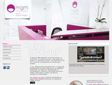 Tablet Screenshot of mgmclinicadental.com